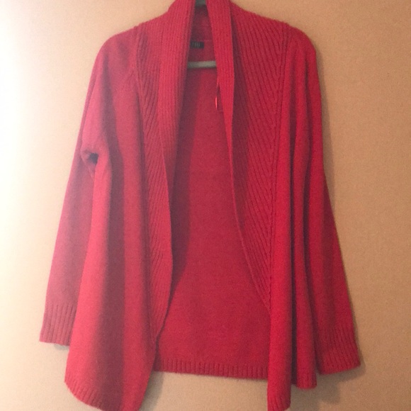 Chunky Red Cardigan - Picture 2 of 3